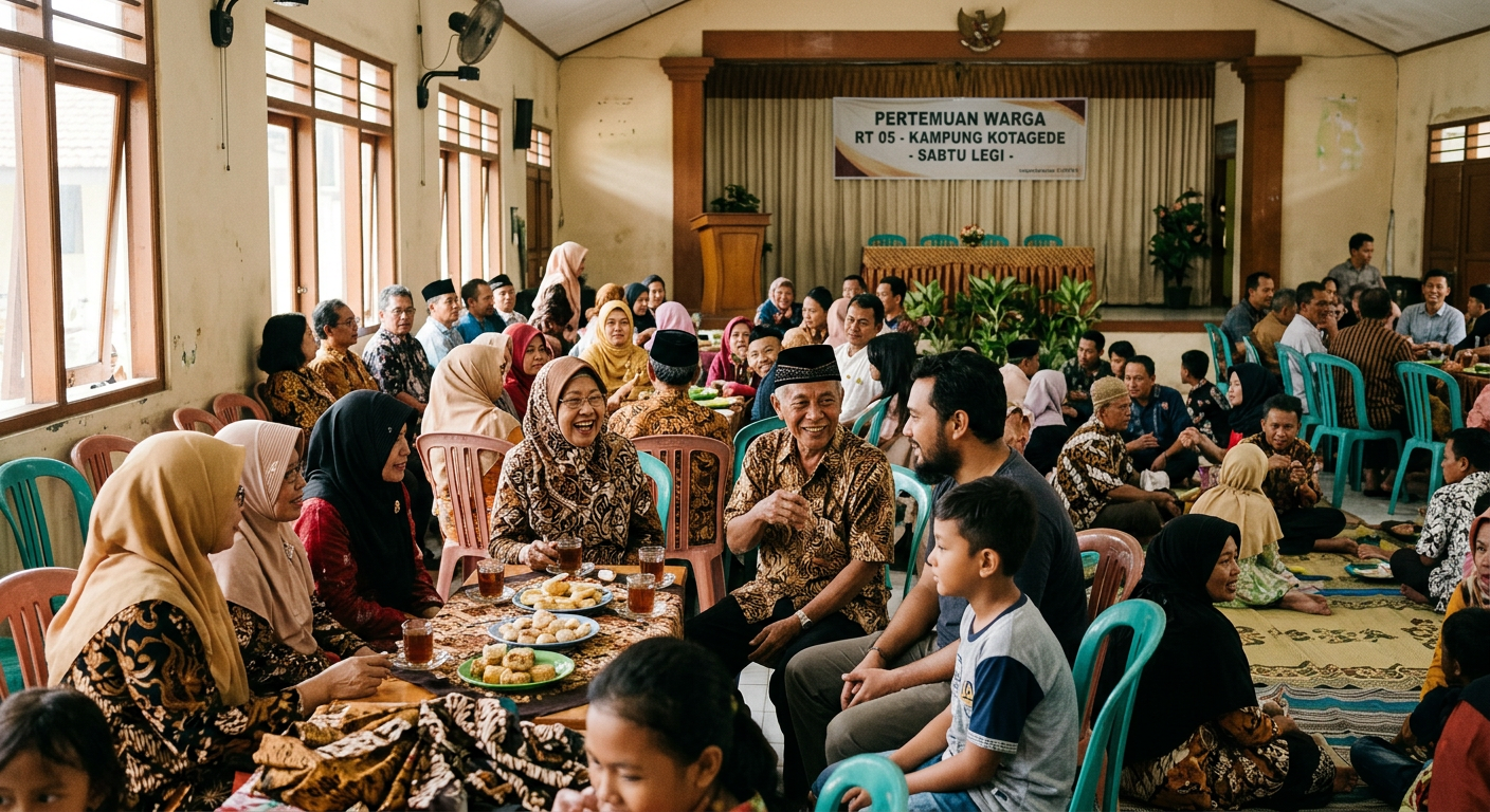 Pertemuan komunitas LIVESGP TEGAL - masyarakat Indonesia berkumpul bersama